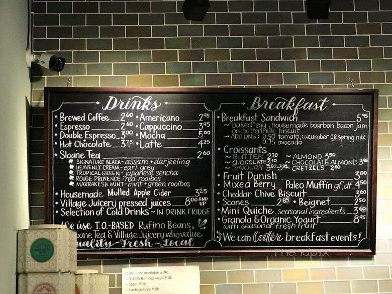 Charmaine Sweets - Toronto, ON menu_pic