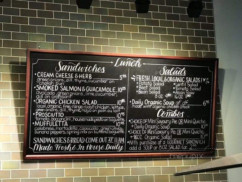 Charmaine Sweets - Toronto, ON menu_pic