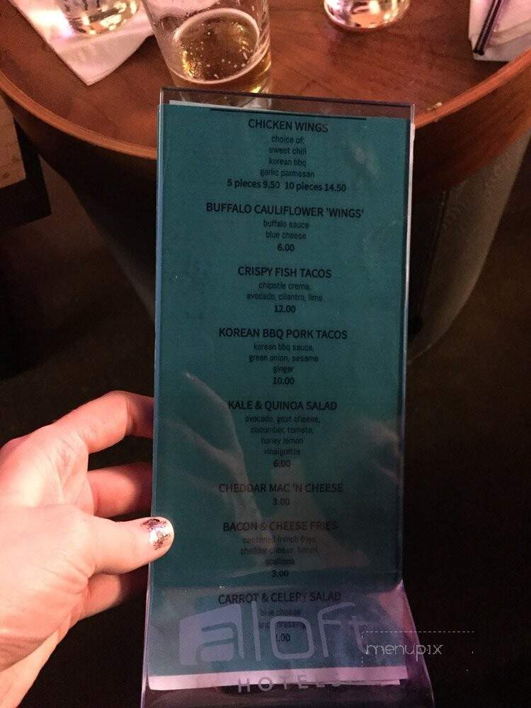 WXYZ Bar and Lounge - El Segundo, CA menu_pic