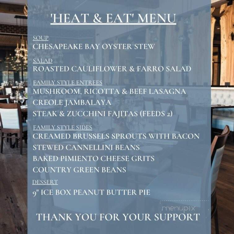 Shagbark - Richmond, VA menu_pic