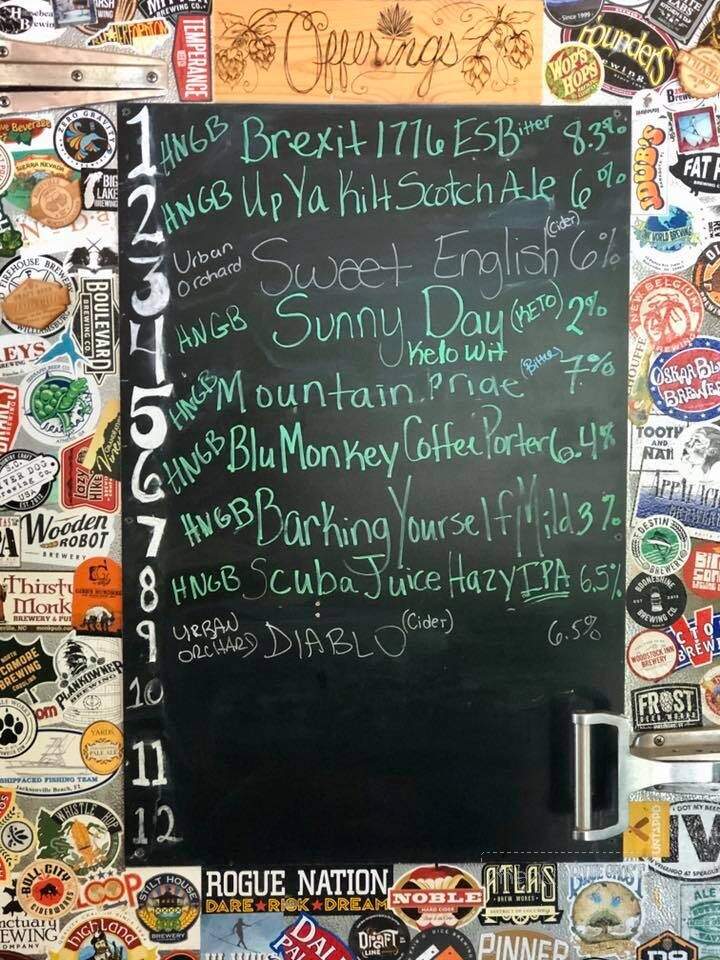 Hickory Nut Gorge Brewery - Chimney Rock, NC menu_pic
