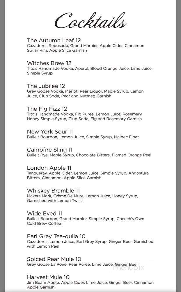 22 West Tap and Grill - Bridgewater, NJ menu_pic