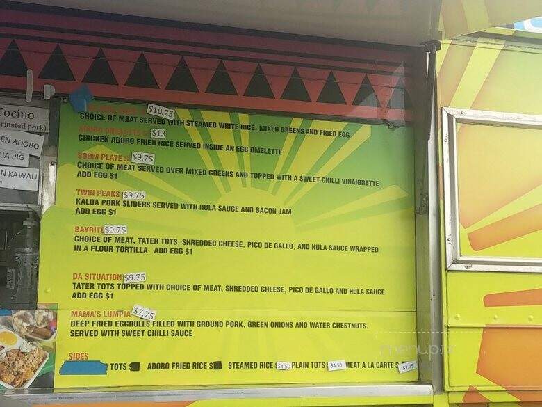 Hula Truck - San Francisco, CA menu_pic