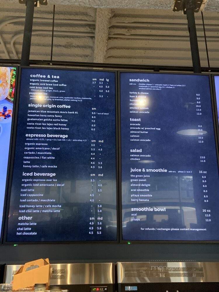Bean & Bean - Little Neck, NY menu_pic