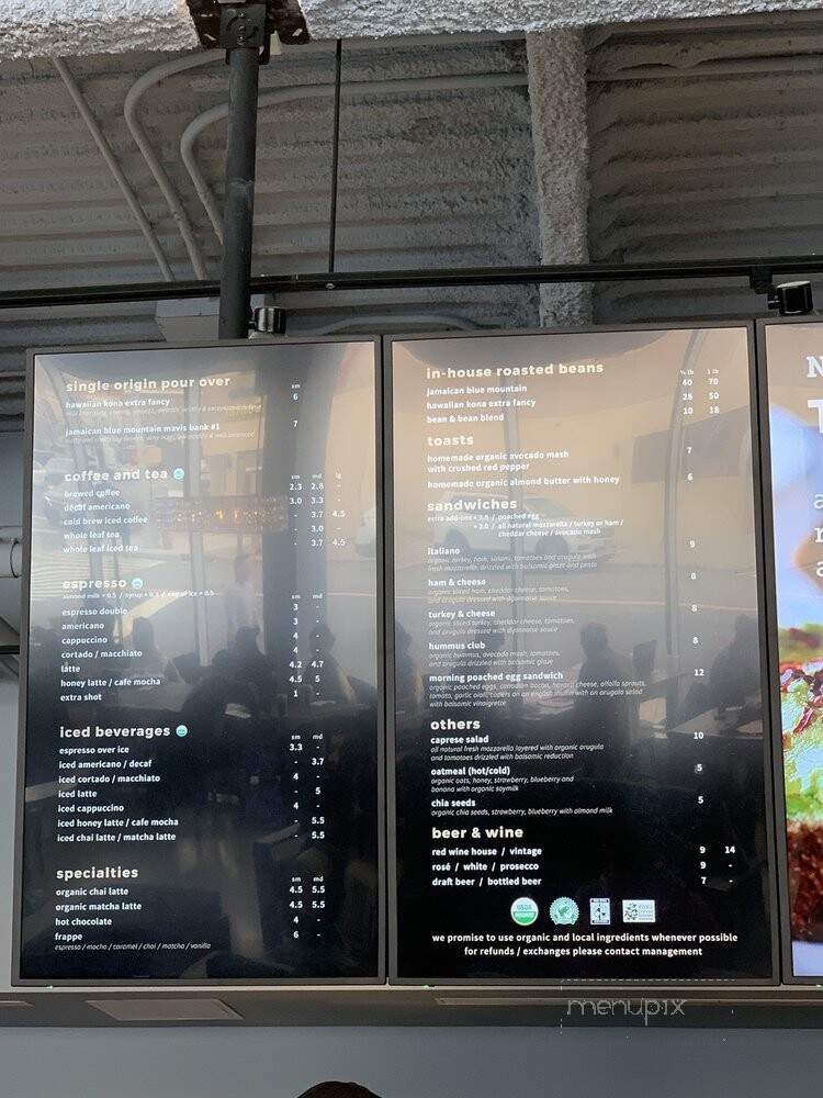 Bean & Bean - Little Neck, NY menu_pic