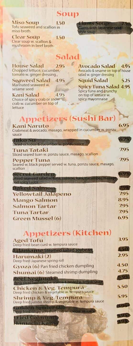 Ginza - Fort Myers, FL menu_pic