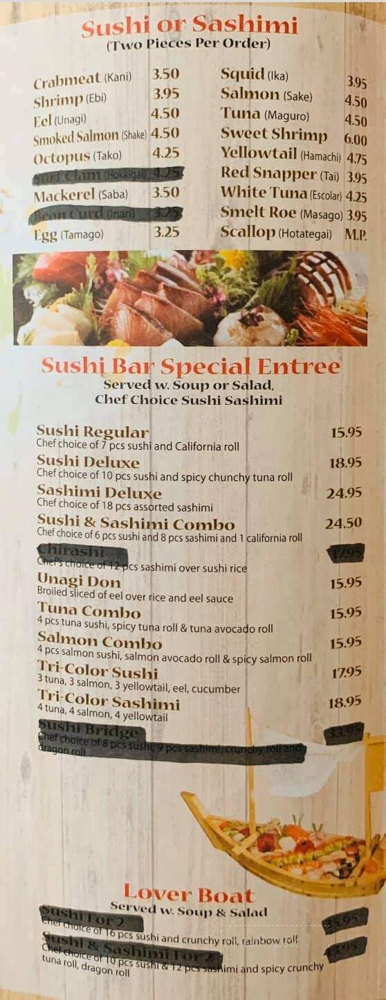 Ginza - Fort Myers, FL menu_pic