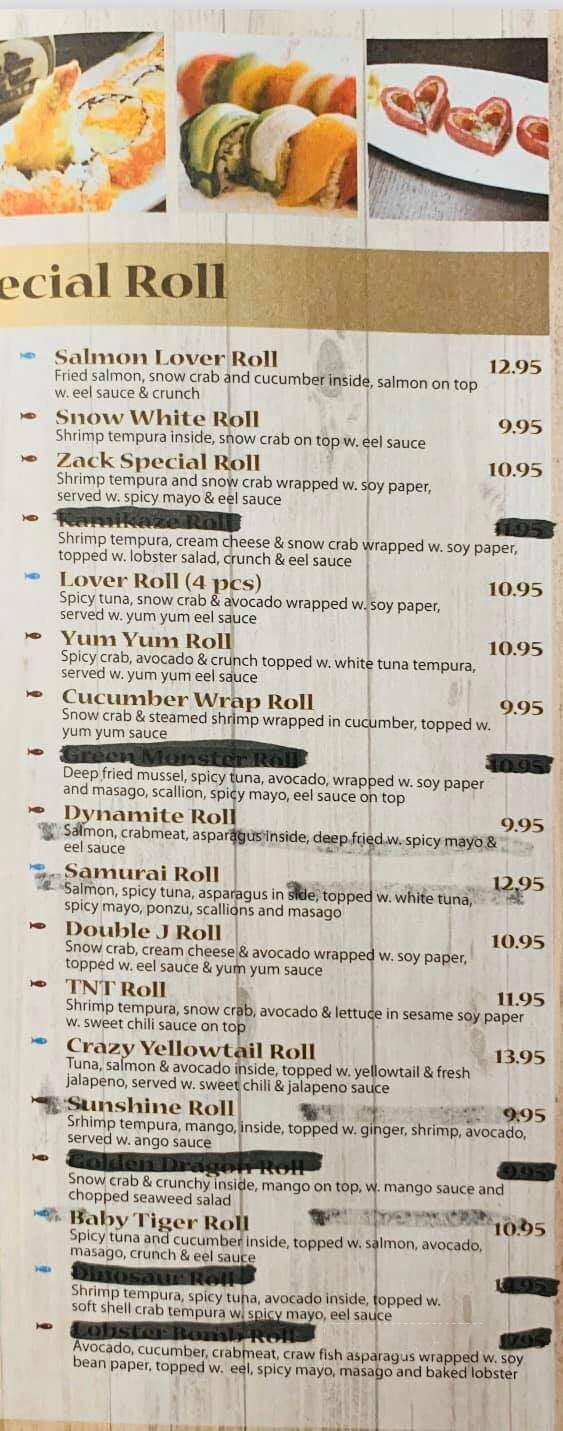 Ginza - Fort Myers, FL menu_pic
