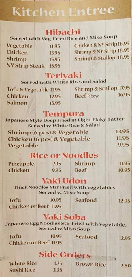 Ginza - Fort Myers, FL menu_pic