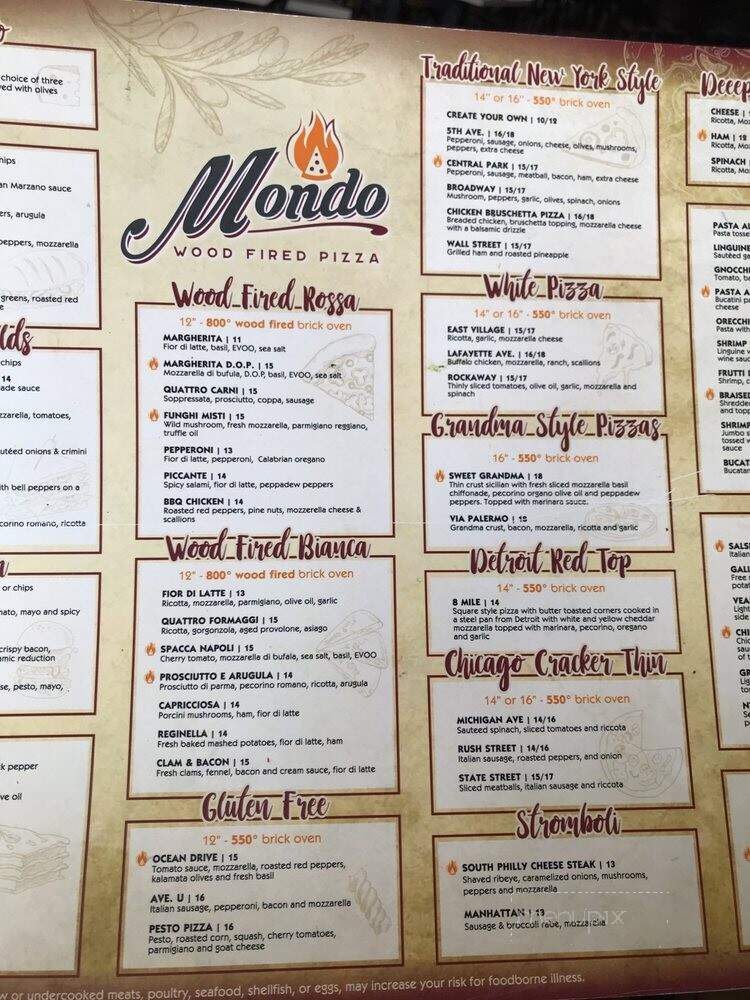 Mondo's Wood Fired Pizza - Stuart, FL