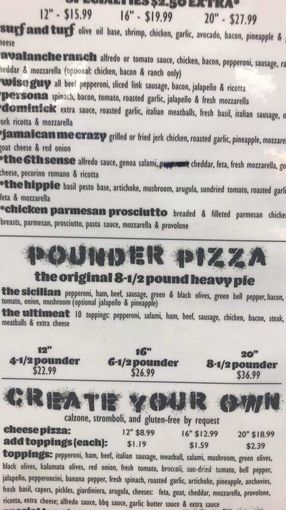 Dan's Pizza In The Mont - Houston, TX menu_pic