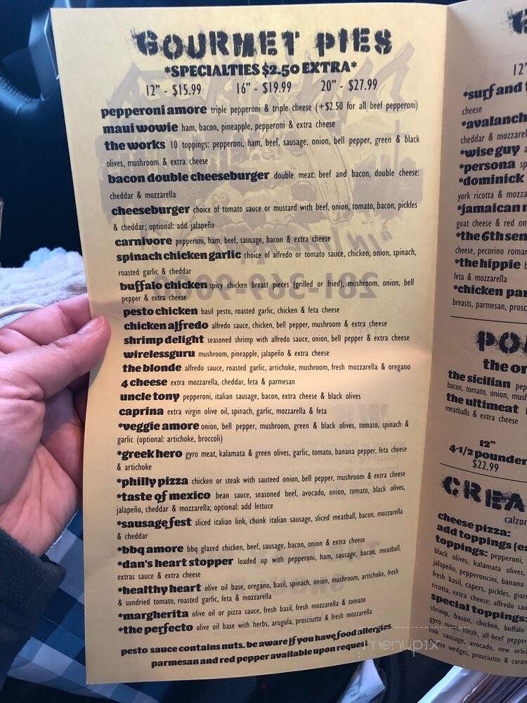 Dan's Pizza In The Mont - Houston, TX menu_pic