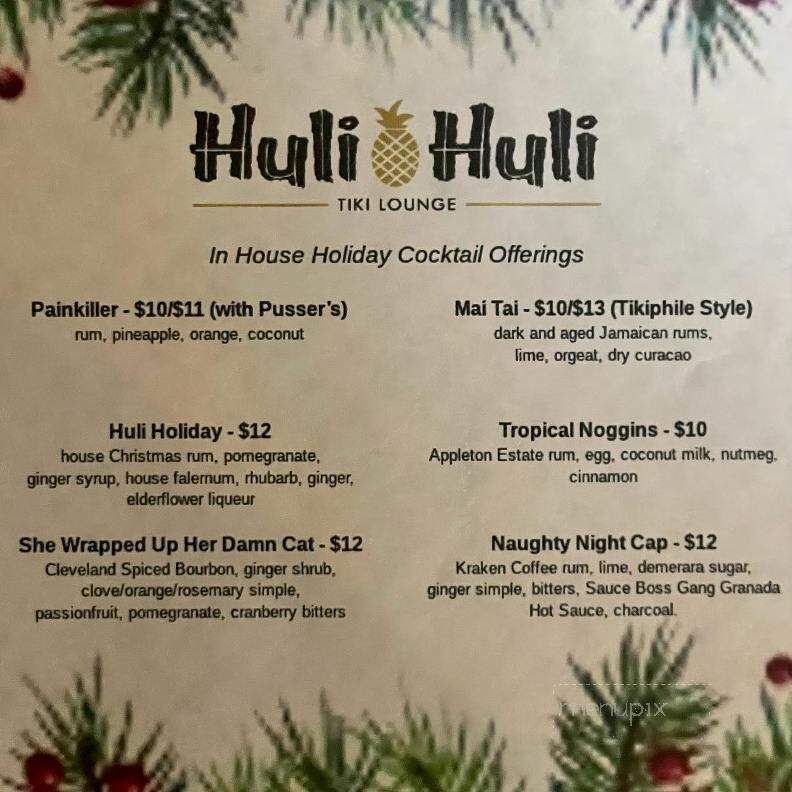 Huli Huli Tiki Lounge - Powell, OH menu_pic