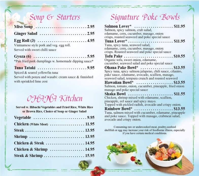 Ohana Poke Spanish Fort - Spanish Fort, AL menu_pic