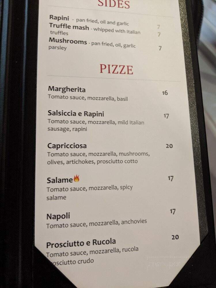 La Forchetta - Burnaby, BC menu_pic