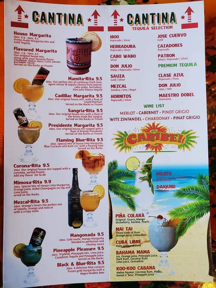 Mamitas Family Mexican Restaurant - Colorado Springs, CO menu_pic