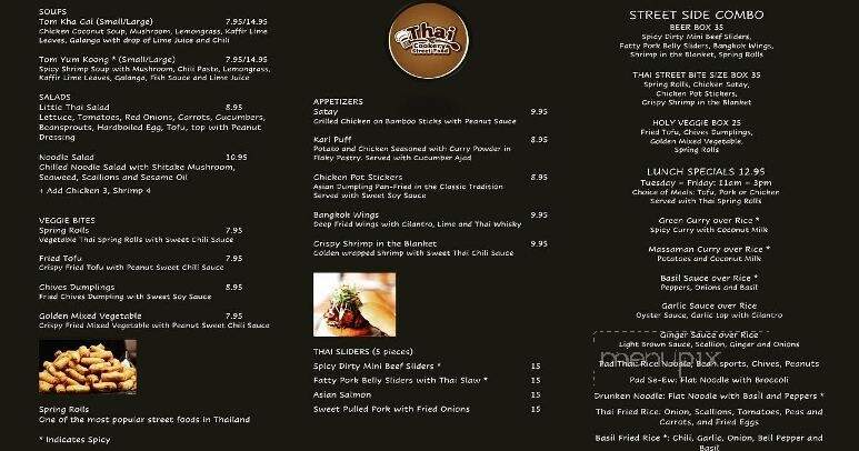 Thai Cookery - Hawthorne, NJ menu_pic