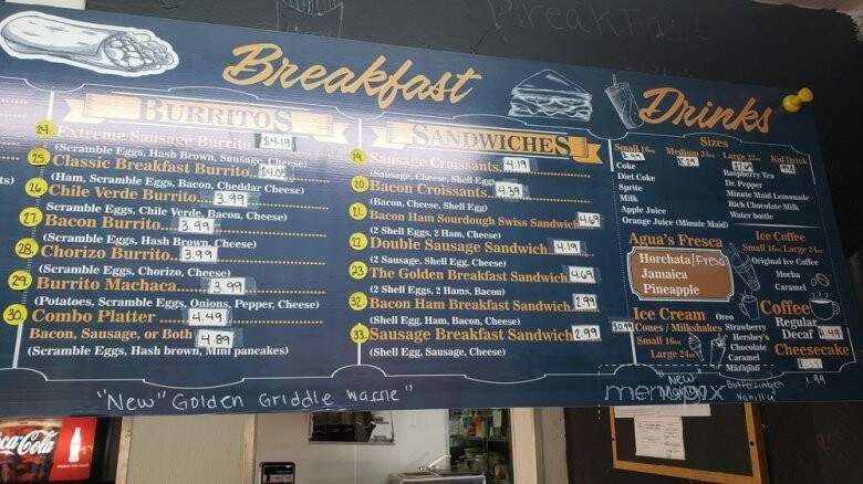 Golden Time Restaurant - Douglas, AZ menu_pic