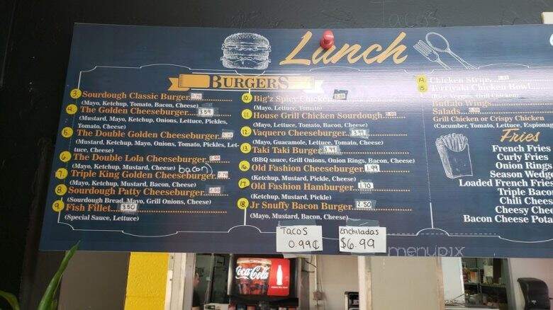 Golden Time Restaurant - Douglas, AZ menu_pic
