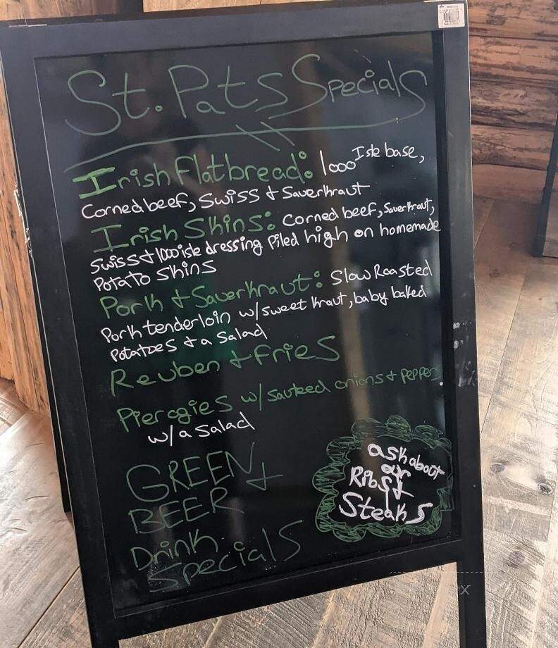 The Nineteenth Hole - Sugarcreek, OH menu_pic