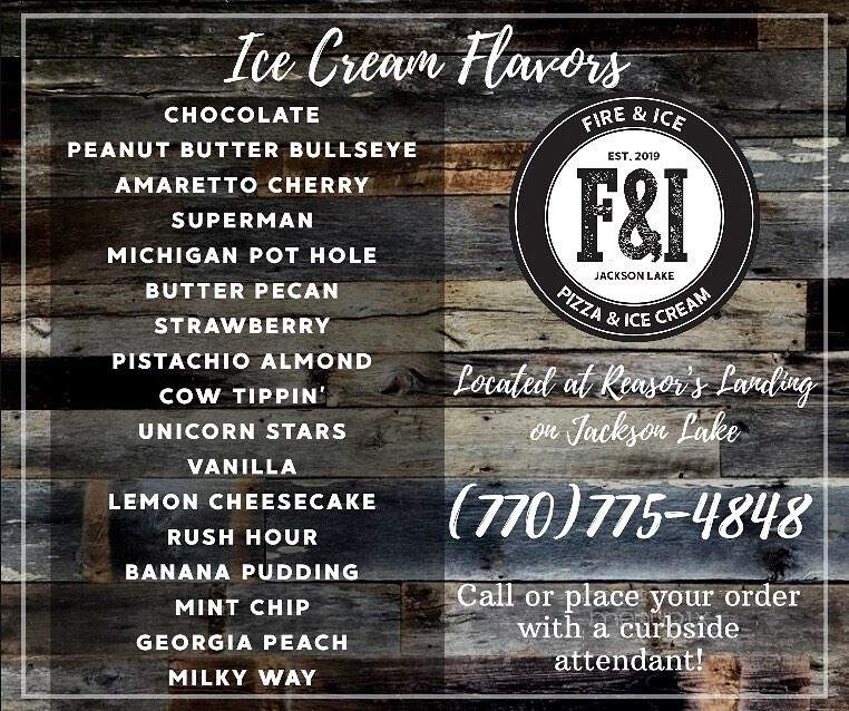Fire and Ice - Jackson, GA menu_pic