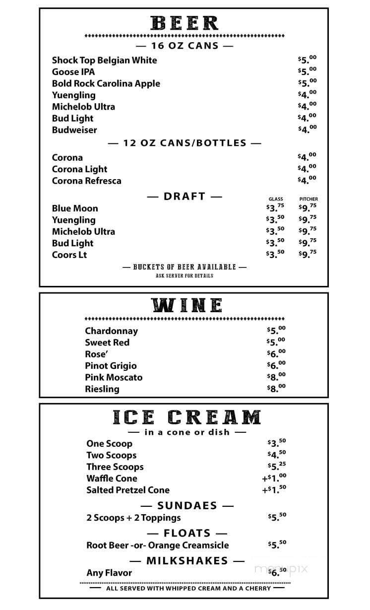 Fire and Ice - Jackson, GA menu_pic