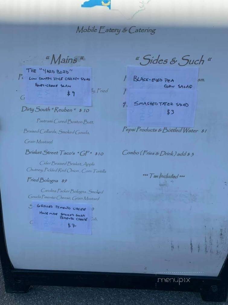 Fainting Goat Brewing Company - Benson, NC menu_pic