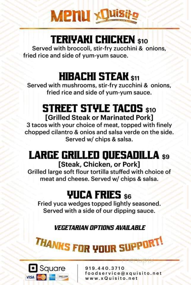 Fainting Goat Brewing Company - Benson, NC menu_pic