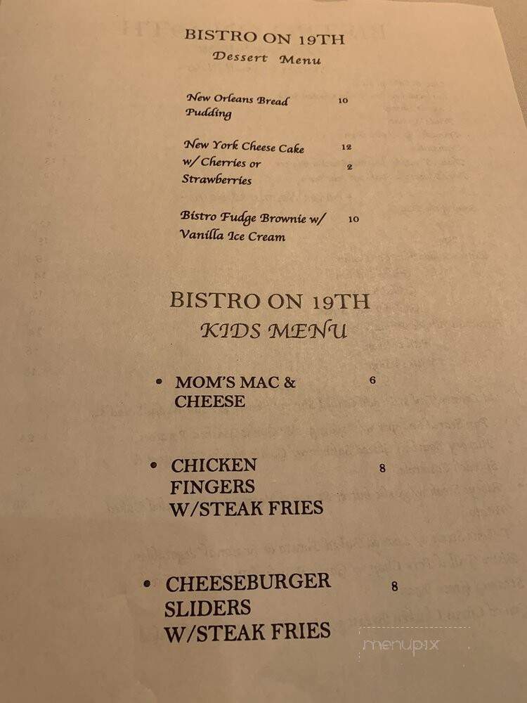 Bistro on 19th - Bessemer, AL