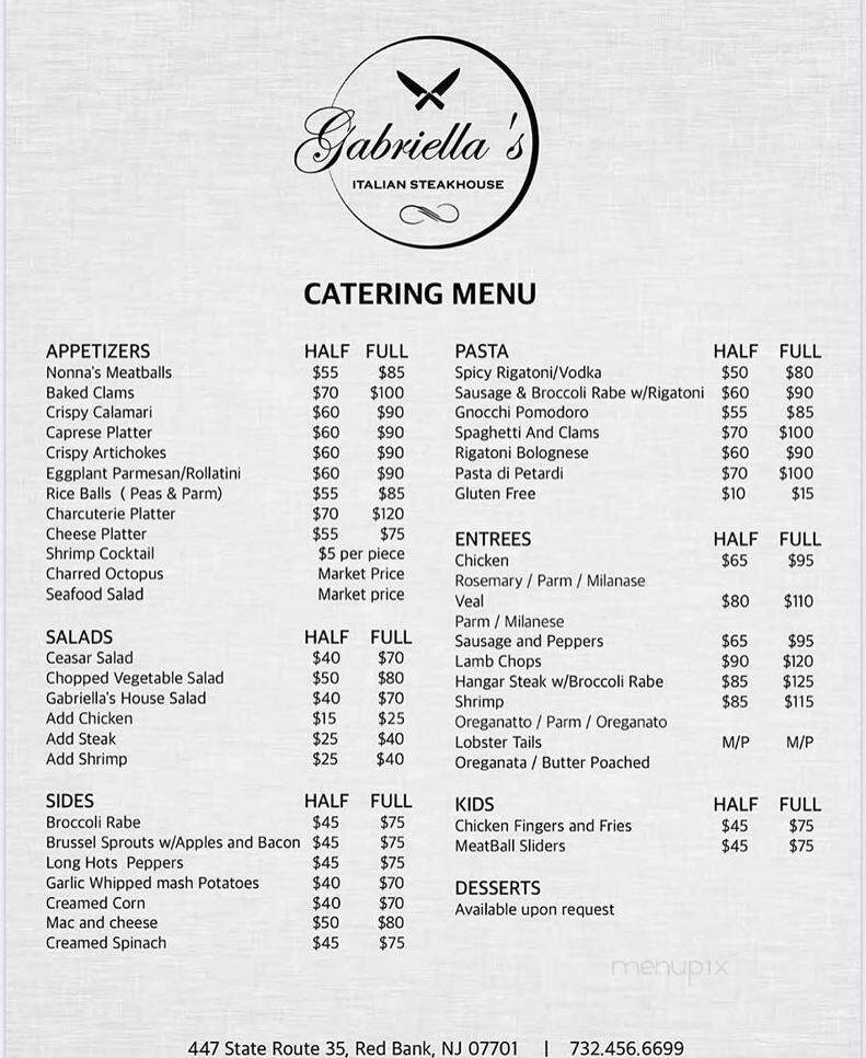 Gabriella's Italian Steakhouse - Red Bank, NJ