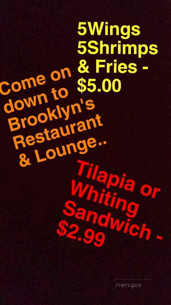 Brooklyn Restaurant and lounge - Orangeburg, SC menu_pic