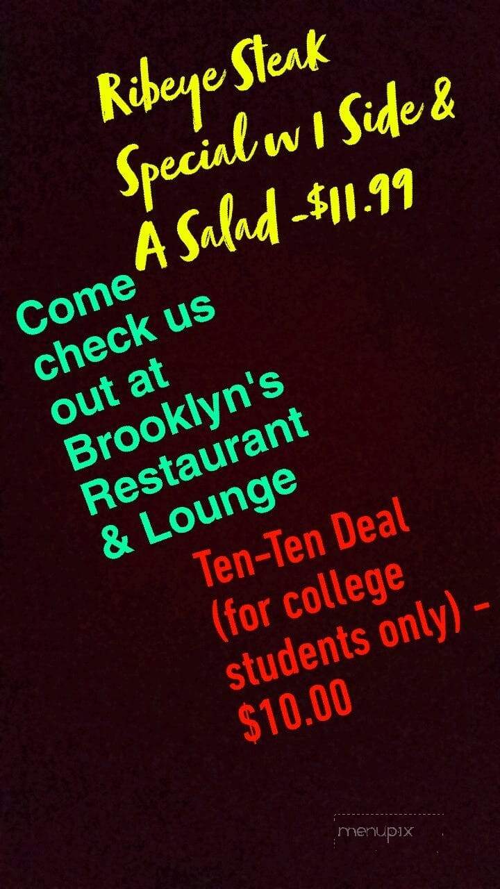Brooklyn Restaurant and lounge - Orangeburg, SC menu_pic