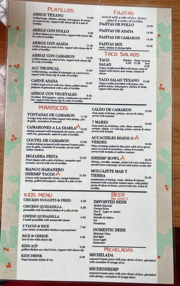 La Plazita - Martinsville, VA menu_pic
