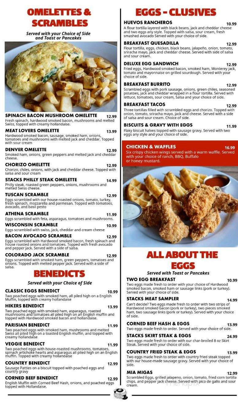 Stacks - Melrose Park, IL menu_pic