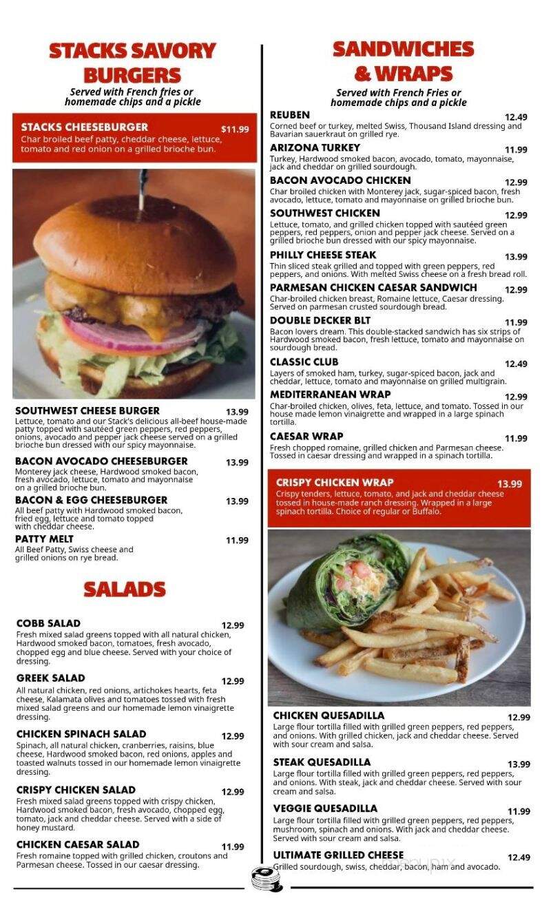 Stacks - Melrose Park, IL menu_pic
