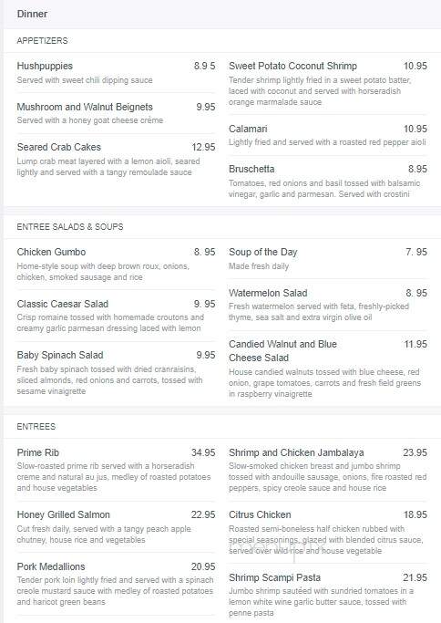 Bethesda Blues & Jazz Supper Club - Bethesda, MD menu_pic