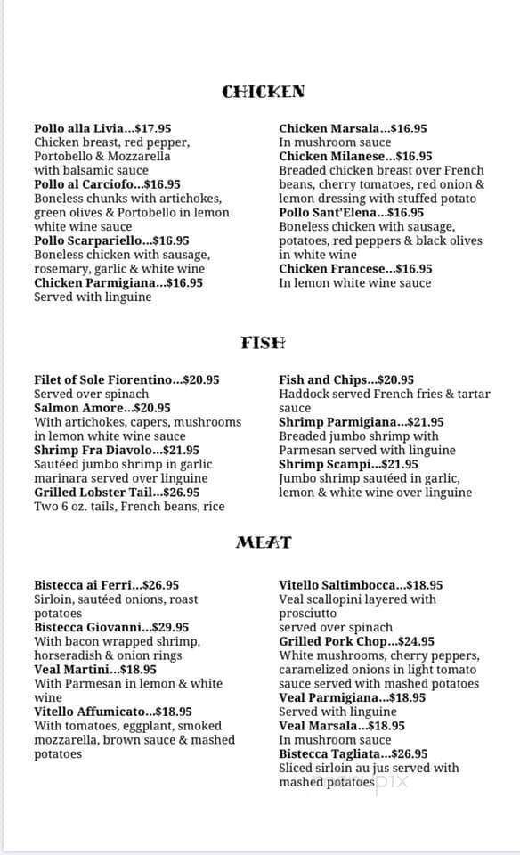 KP Sarelli's - Bayonne, NJ menu_pic