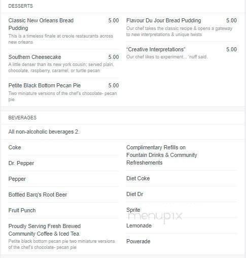 Tommy's Fish House - Prairieville, LA menu_pic