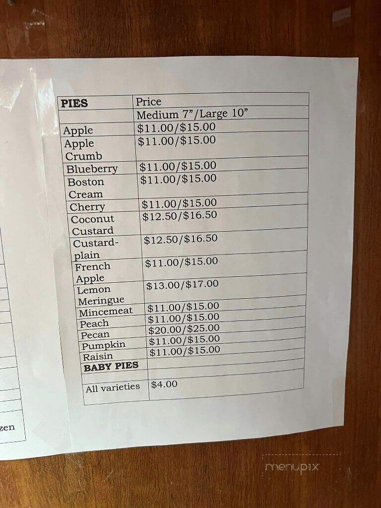 Golls Bakery - Havre de Grace, MD menu_pic