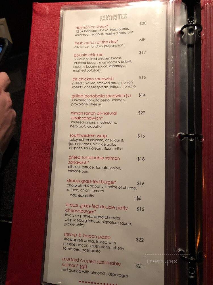 Red Bar - Rosemont, IL menu_pic