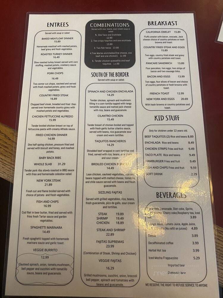 Big Jim's Family Restaurant - Sun Valley, CA menu_pic