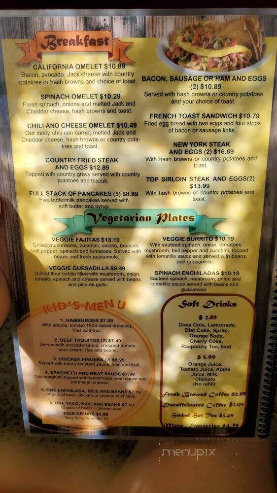 Big Jim's Family Restaurant - Sun Valley, CA menu_pic