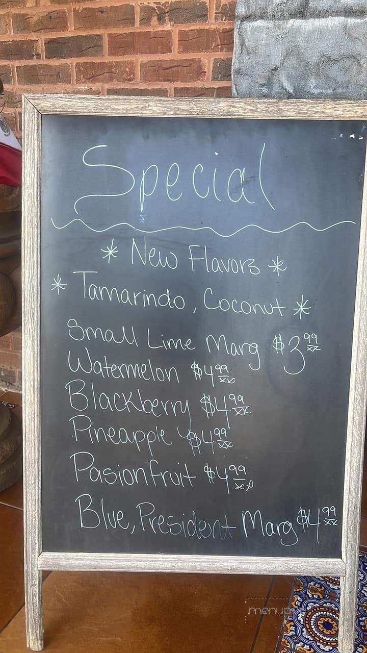 El Olmeca Mexican Restaurant - Ardmore, AL menu_pic