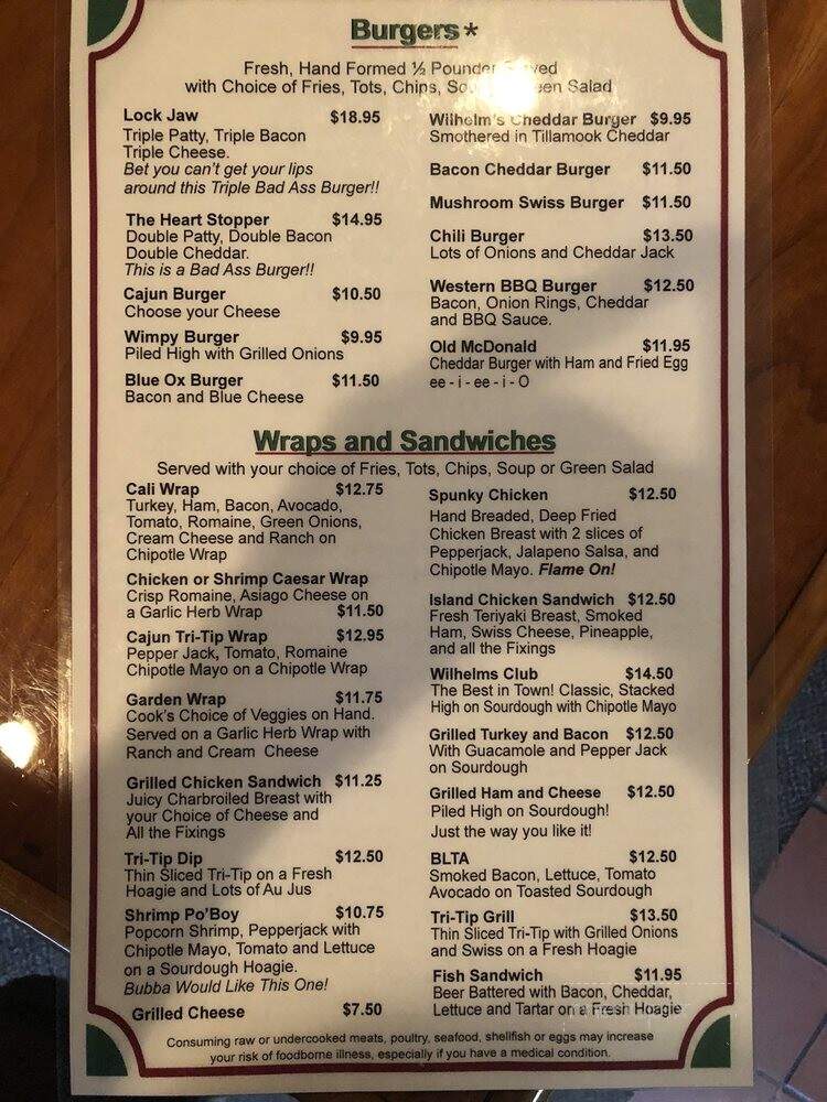 Wilhelms Eatery - Albany, OR