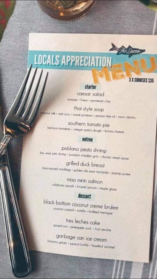 The Fat Snook - Cocoa Beach, FL menu_pic