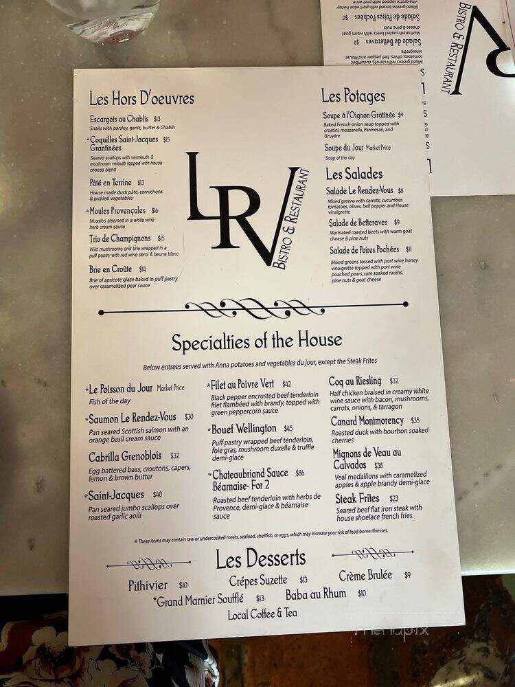 Le Rendez-Vous Restaurant Francais - Tucson, AZ