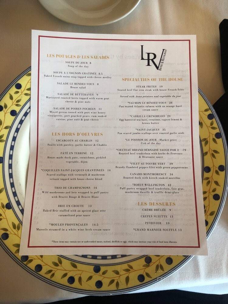 Le Rendez-Vous Restaurant Francais - Tucson, AZ