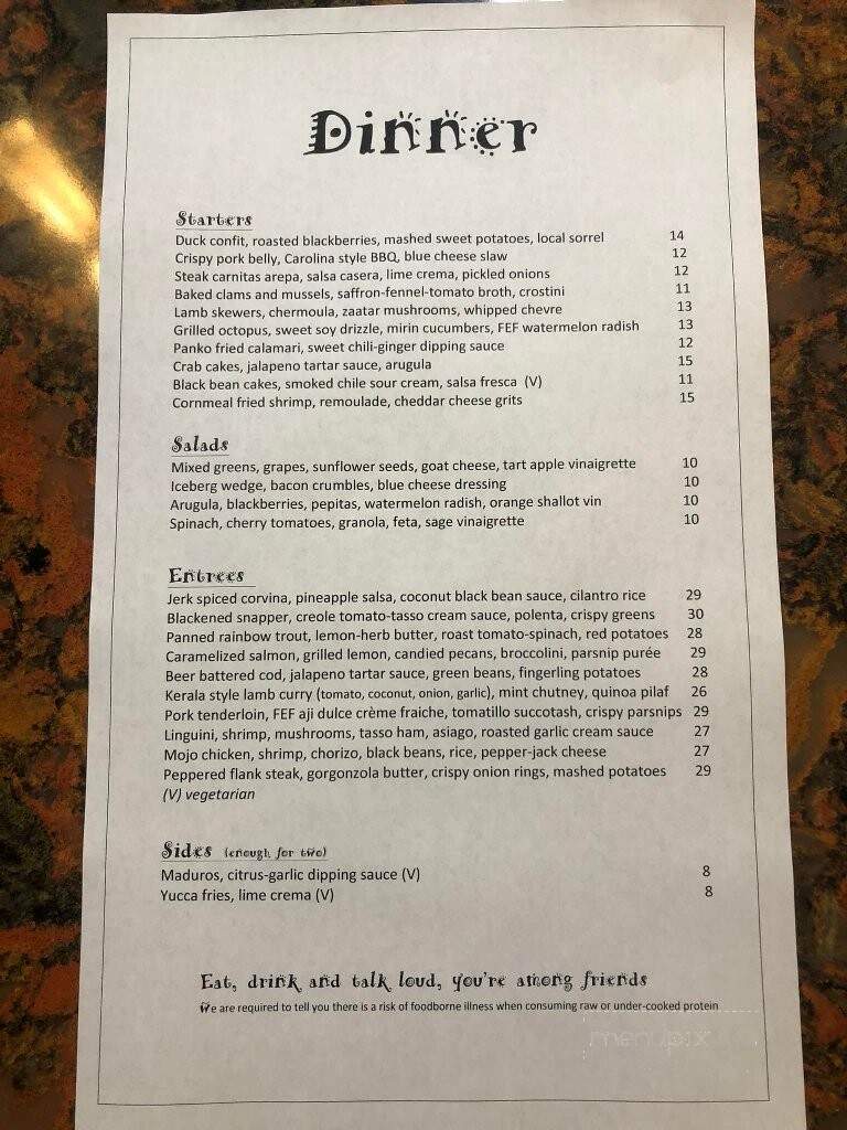 Kool Beanz Cafe - Tallahassee, FL menu_pic