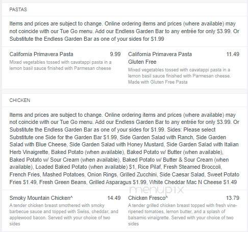 Ruby Tuesday - Rockledge, FL menu_pic
