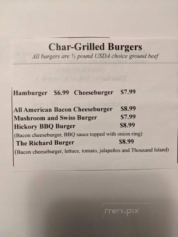 Wood Street Grill - Punta Gorda, FL menu_pic